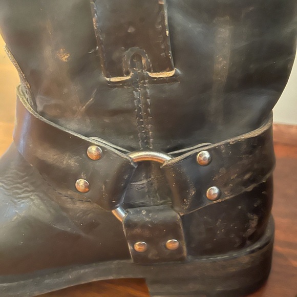 Frye Distressed Harness Short Boot - Picture 5 of 6